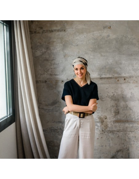 Turbante Oncológico Smart Osaka de Bambú – Aderans Headwear