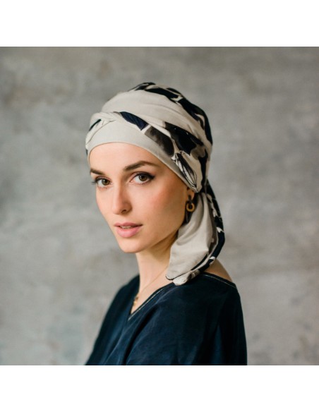Turbante Oncológico Smart Osaka de Bambú – Aderans Headwear