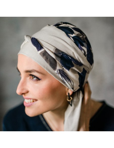Turbante Oncológico Smart Osaka de Bambú – Aderans Headwear