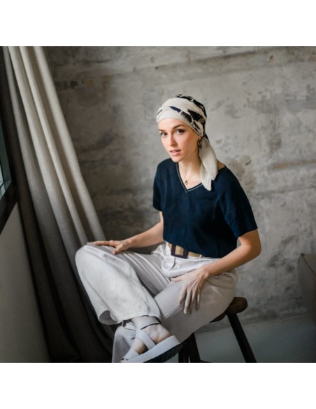 Turbante Oncológico Smart Osaka de Bambú – Aderans Headwear