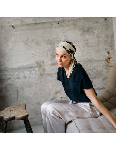 Turbante Oncológico Smart Osaka de Bambú – Aderans Headwear