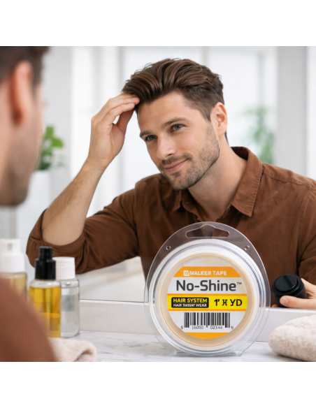 WALKER TAPE NO-SHINE Cinta de Rollo Adhesivo 1" X 3 YARDS