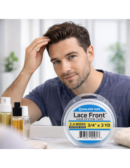 WALKER TAPE LACE FRONT 3/4'' x 3 Yards - Cinta adhesiva para prótesis y pelucas
