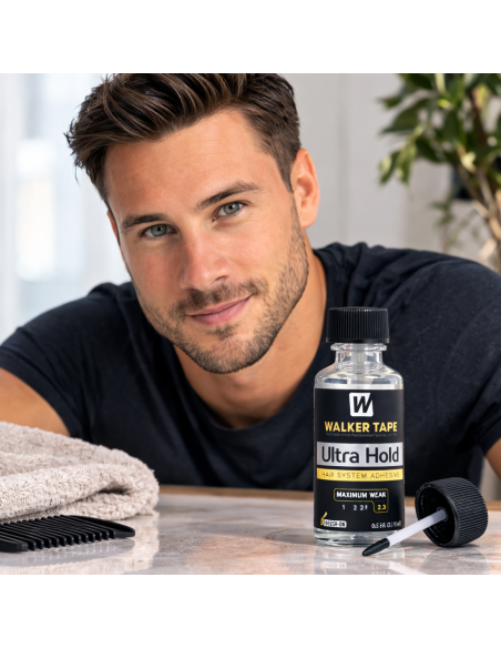 WALKER TAPE ULTRA HOLD - Adhesivo líquido con pincel para prótesis y pelucas 15ml