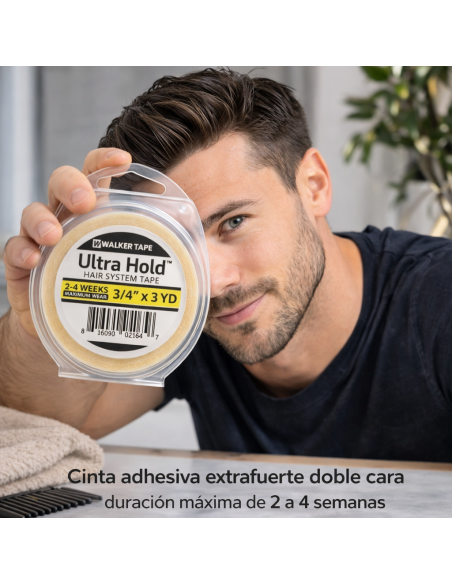 WALKER TAPE ULTRA HOLD 3/4'' x 3 Yards - Cinta adhesiva para prótesis y pelucas