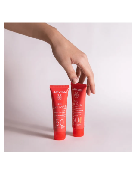 APIVITA BEE SUN SAFE Crema Antiedad & Antimanchas SPF50
