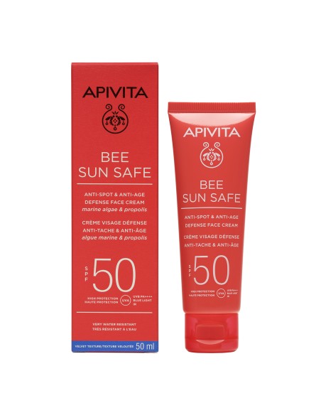 APIVITA BEE SUN SAFE Crema Antiedad & Antimanchas SPF50