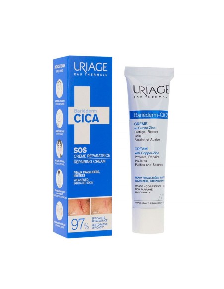 Uriage Bariederm Cica Crema 40ml · Reparadora Piel Irritada