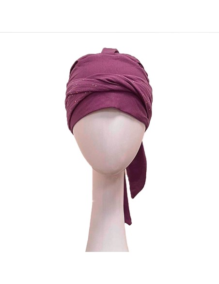 SMOOTH MALVA GOLD - Pañuelo de bambú y algodón - CAREBELL HEADWEAR