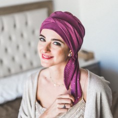 SMOOTH MALVA GOLD - Pañuelo de bambú y algodón - CAREBELL...