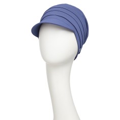 Gorra de bambu para quimio o alopecia HocYoga cap 1582-171 House of Christine,color azul lavanda 2