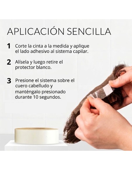 WALKER TAPE ULTRA HOLD 1/2'' x 3 Yards - Cinta adhesiva para prótesis y pelucas