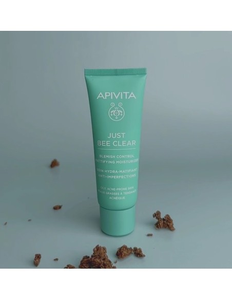 APIVITA JUST BEE CLEAR - Crema Anti-Imperfecciones Matificante Hidratante.