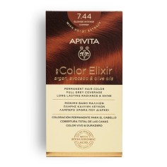 APIVITA COLOR ELIXIR 7.44 Rubio Cobrizo Intenso 2