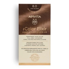 APIVITA COLOR ELIXIR 8.0 Rubio Claro - Tinte permanente para el cabello 2