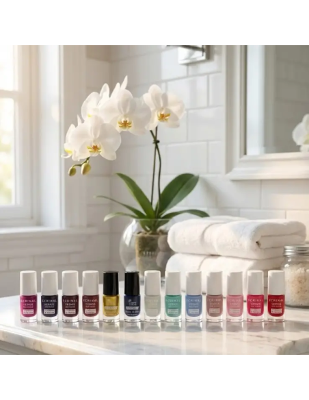 Ecrinal Esmalte de Uñas · Tratamiento Fortalecedor con Silicio y Árbol de Té en Varias Tonalidades