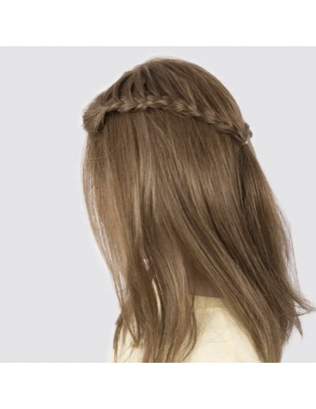 Tul frontal invisible lace front en pelucas oncologicas infantiles