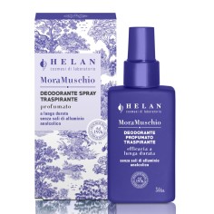 Desodorante natural Helan Mora y Muschio para piel sensible.