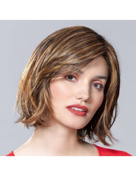 Peluca Ellen Wille Smoke Mono Part · Fibra Sintética · Estilo Bob Natural y Confortable