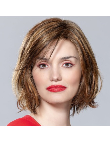 Peluca Ellen Wille Smoke Mono Part · Fibra Sintética · Estilo Bob Natural y Confortable