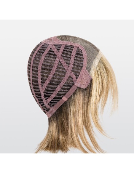 Peluca Ellen Wille Smoke Mono Part · Fibra Sintética · Estilo Bob Natural y Confortable