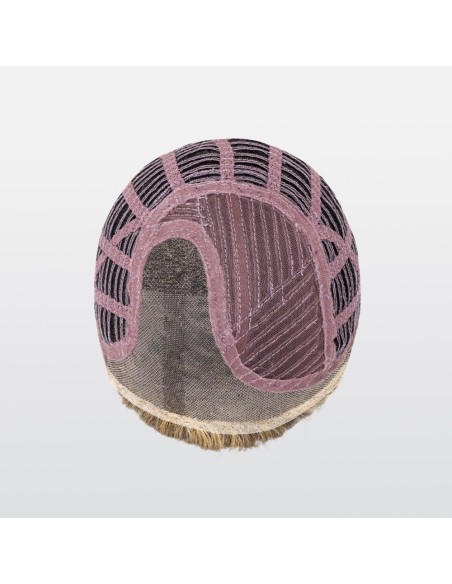 Peluca Ellen Wille Smoke Mono Part · Fibra Sintética · Estilo Bob Natural y Confortable