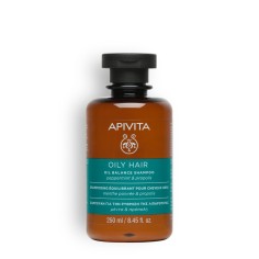 Apivita Champú Equilibrante para regular el cabello muy graso.