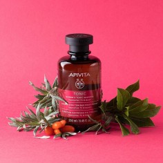 Champú tonificante Apivita para mujeres con caída del cabello. 2
