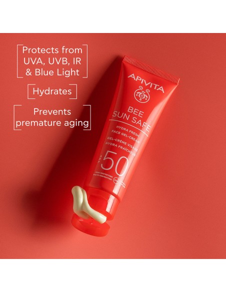 APIVITA BEE SUN SAFE Hydra-Fresh Gel-Crema Facial SPF50