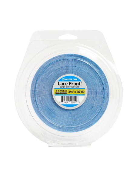 Rollo de cinta adhesiva hipoalergénica Walker Tape Lace Front 3/4 x 36 yardas 19 mm x 33 m para prótesis capilares y pelucas