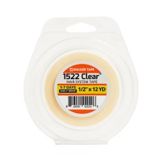 Rollo de cinta adhesiva Walker Tape 1522 Clear 1/2 pulgada para pelucas.
