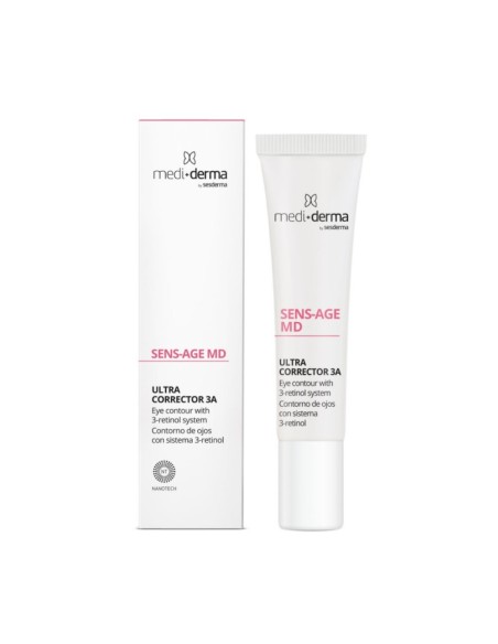Tratamiento con triple retinol para bolsas y ojeras en piel sensible.