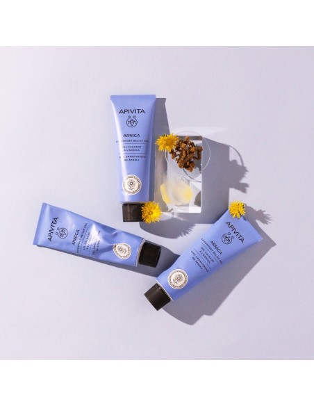 Envase de gel muscular refrescante Apivita