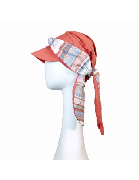 Gorra oncológica de bambú transpirable, tu accesorio ideal para el verano.