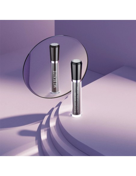 M2 Beauté Black Nano Mascara con activos acondicionadores