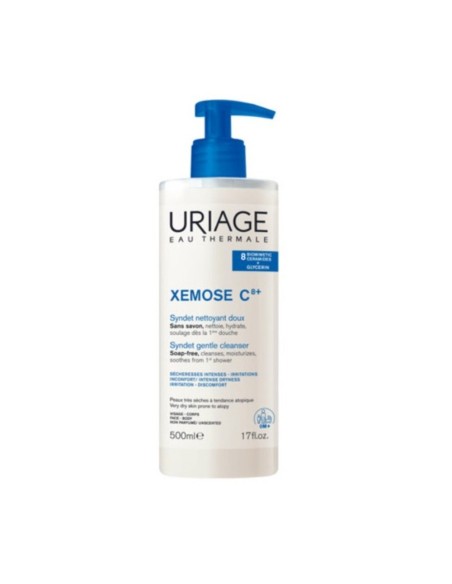 Textura en crema gel sin jabon de Uriage Xemose C8+ para la higiene de pieles sensibles