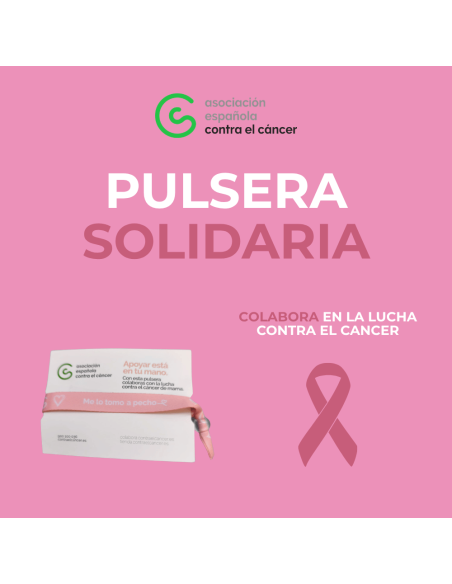 COLABORA CON AECC - PULSERA EL ROSA ES MAS QUE UN COLOR