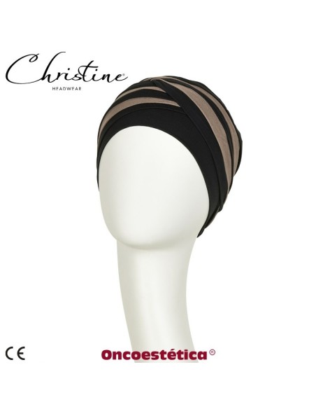 SHANTI - Turbante Bambu Bicolor - Varios Colores - CHRISTINE HEADWEAR