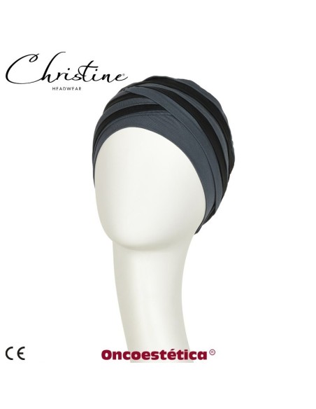 SHANTI - Turbante Bambu Bicolor - Varios Colores - CHRISTINE HEADWEAR