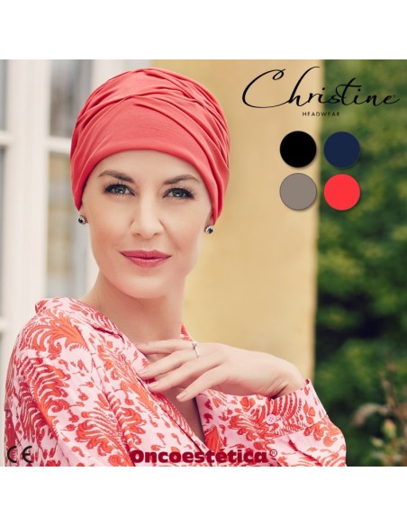 Tejido con tecnología 37.5 del gorro para quimioterapia Christine Becca.
