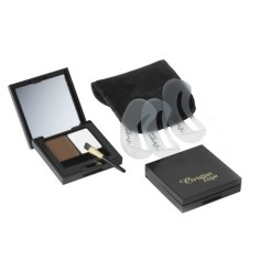 Maquillaje de cejas Christian Faye: diseño dúo profesional con iluminador.