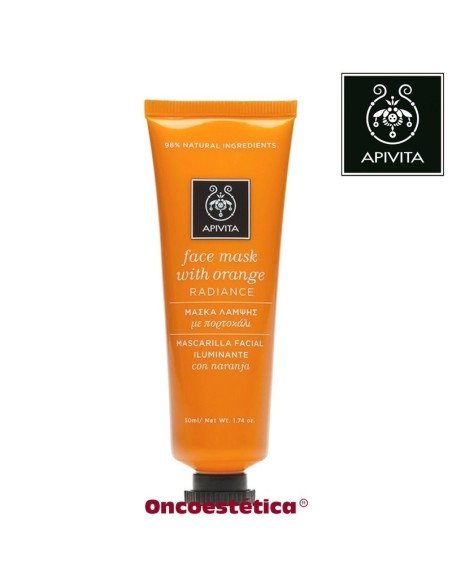 APIVITA Mascarilla Facial Iluminante con Naranja