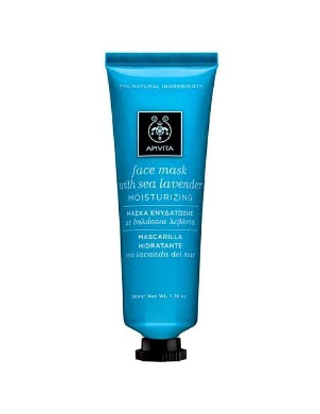 APIVITA Mascarilla Facial Hidratante con Lavanda de Mar