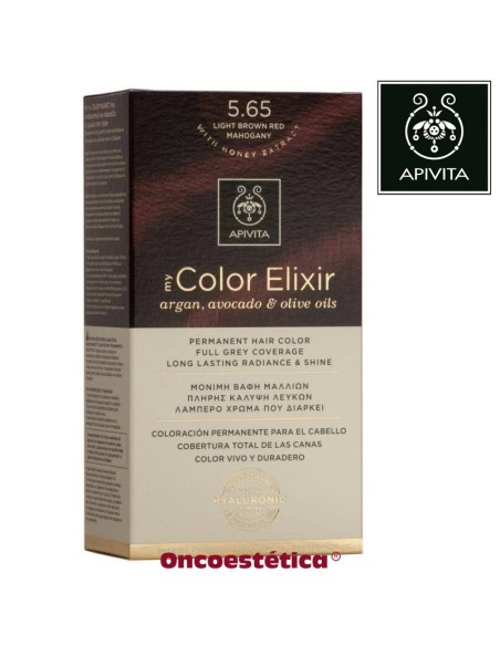 APIVITA COLOR ELIXIR 5.65 Castaño Claro Caoba - Tinte permanente para el cabello APIVITA COLOR ELIXIR 5.65 Castaño Claro Caoba - Tinte permanente para el cabello
