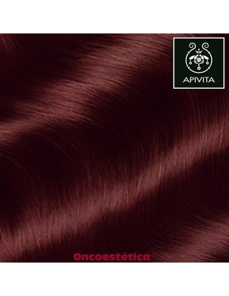 APIVITA COLOR ELIXIR 6.65 Rubio Oscuro Caoba - Tinte permanente para el cabello