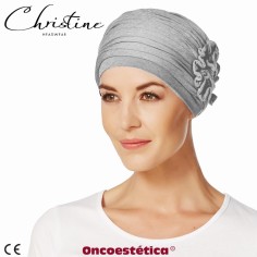 Turbante oncológico Lotus de Christine Headwear disponible en Oncoestética. 2