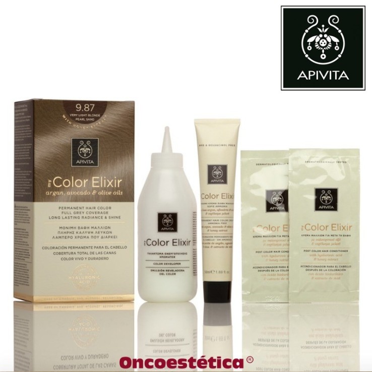 APIVITA COLOR ELIXIR 6,44 Cobrizo Intenso -Tinte Permanente para el Cabello