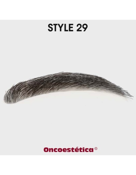 Prótesis de cejas Modelo 29: diseño unisex y realismo total