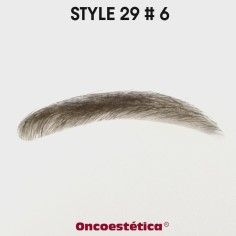 Prótesis de cejas Modelo 29: diseño unisex y realismo total 2