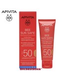 APIVITA BEE SUN SAFE Hydra-Fresh Gel-Crema Facial SPF50 con Color